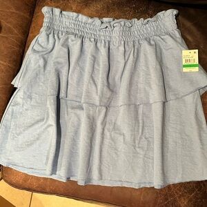 Planet Gold blue skirt, size large, new!